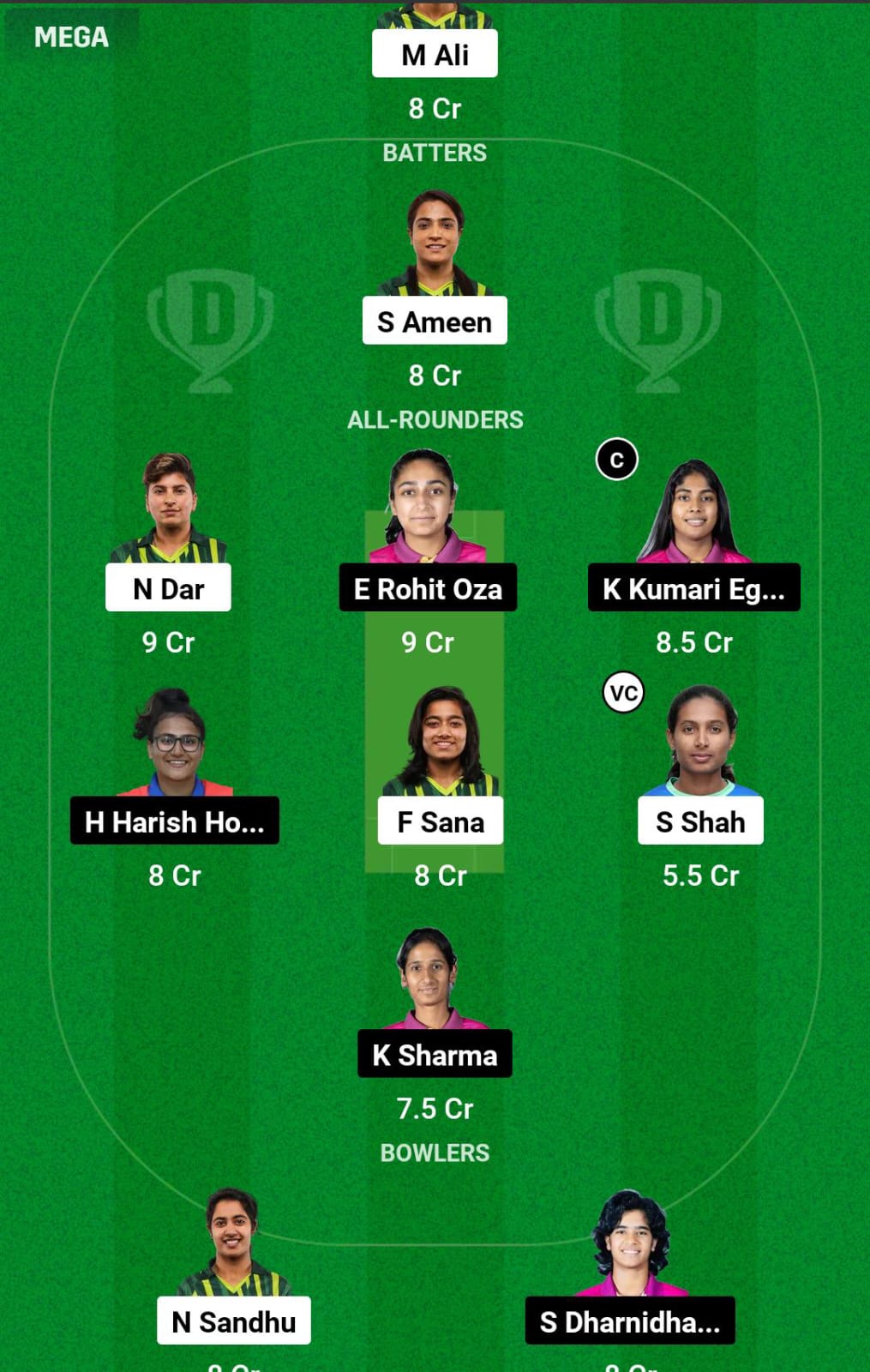 PAK-W vs UAE-W 9th Match Dream11 Prediction