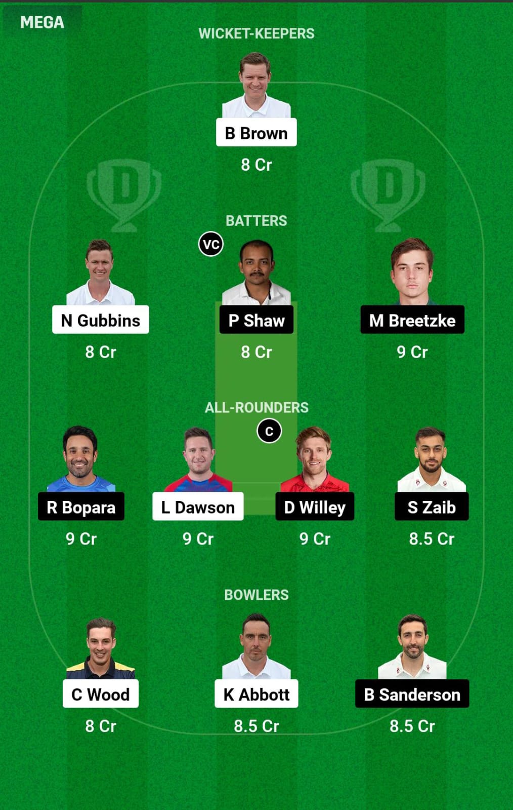 HAM vs NOR Group A Dream11 Prediction
