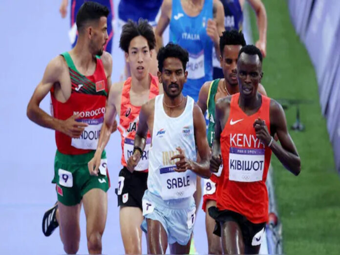 Avinash Sable in Steeplechase Final