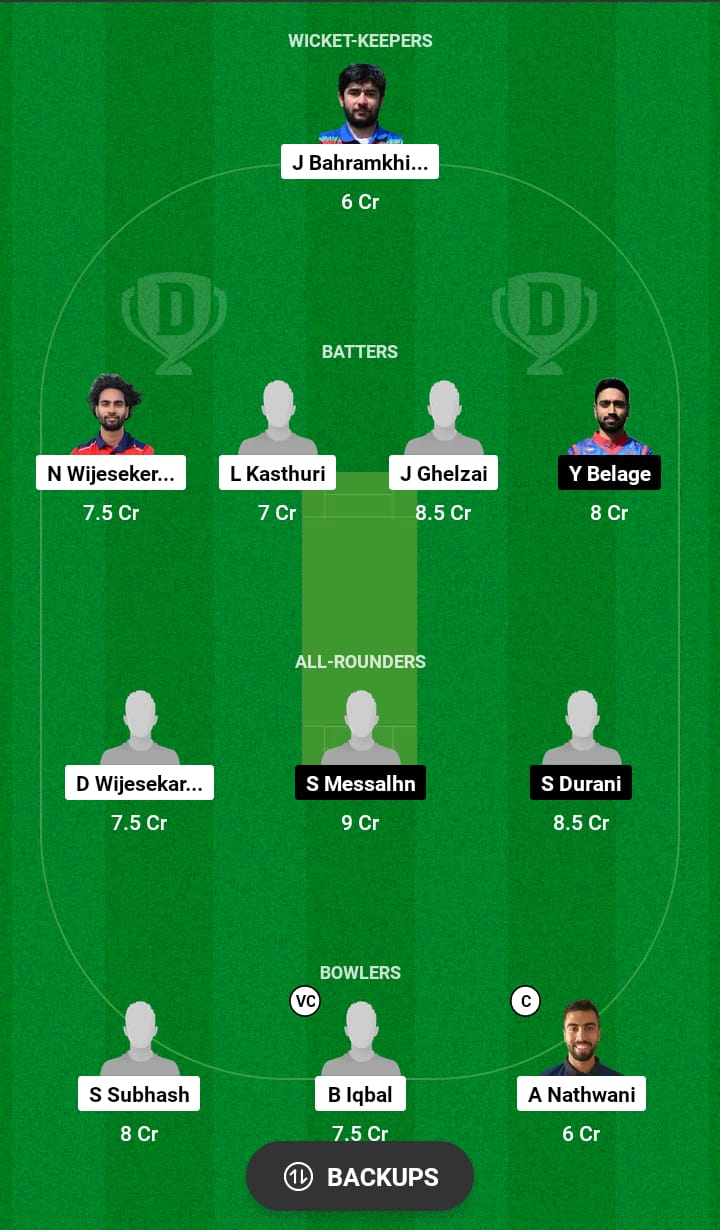 SNA vs GCA Dream11 Prediction 