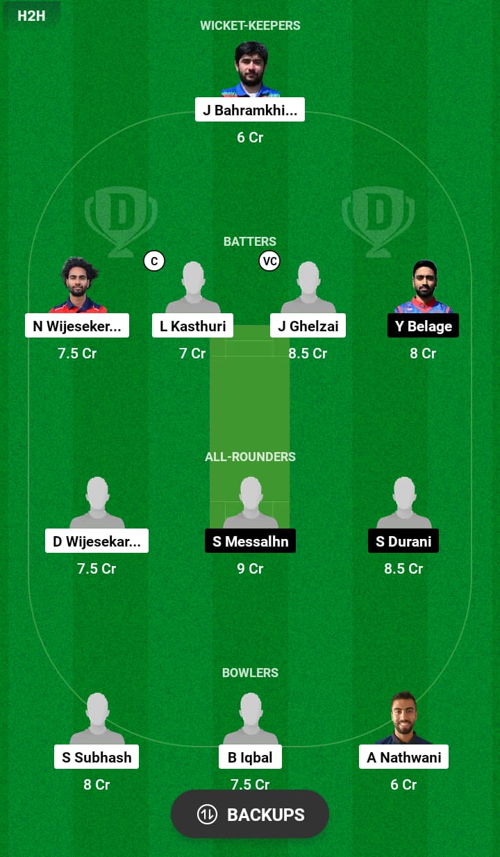 SNA vs GCA Dream11 Prediction 