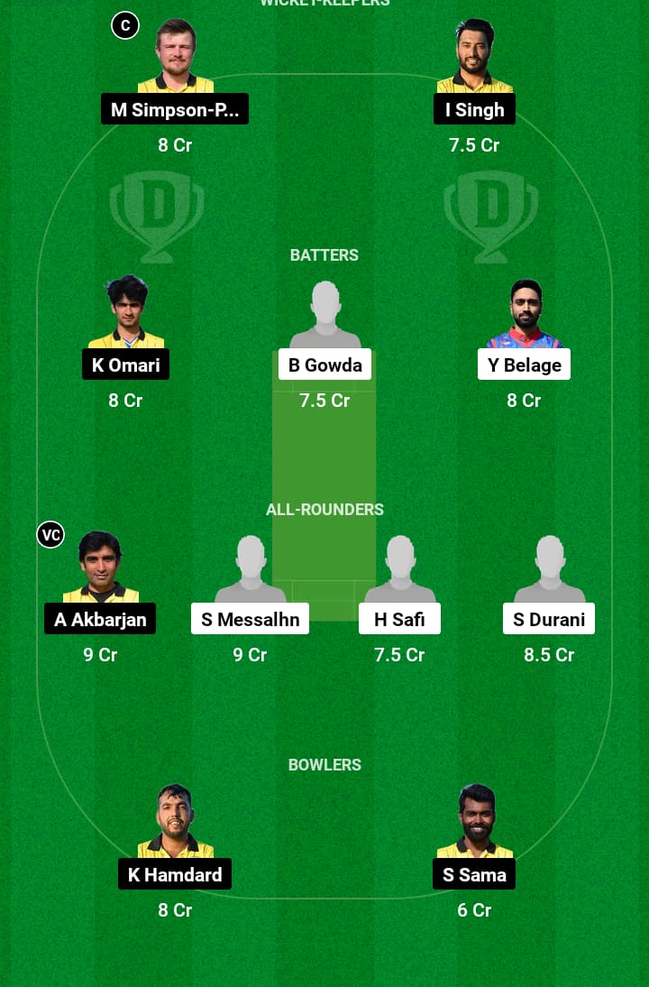 GCA vs VCC Dream11 Prediction 