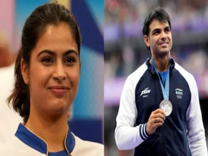 Manu Bhaker And Neeraj Chopra