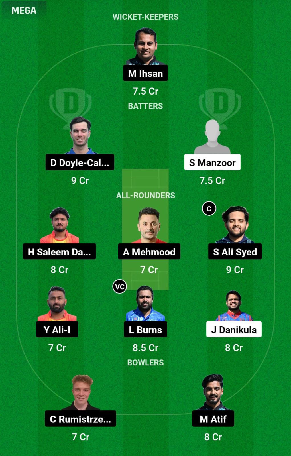 Grand League Dream11 Team Prediction CRO vs SPA