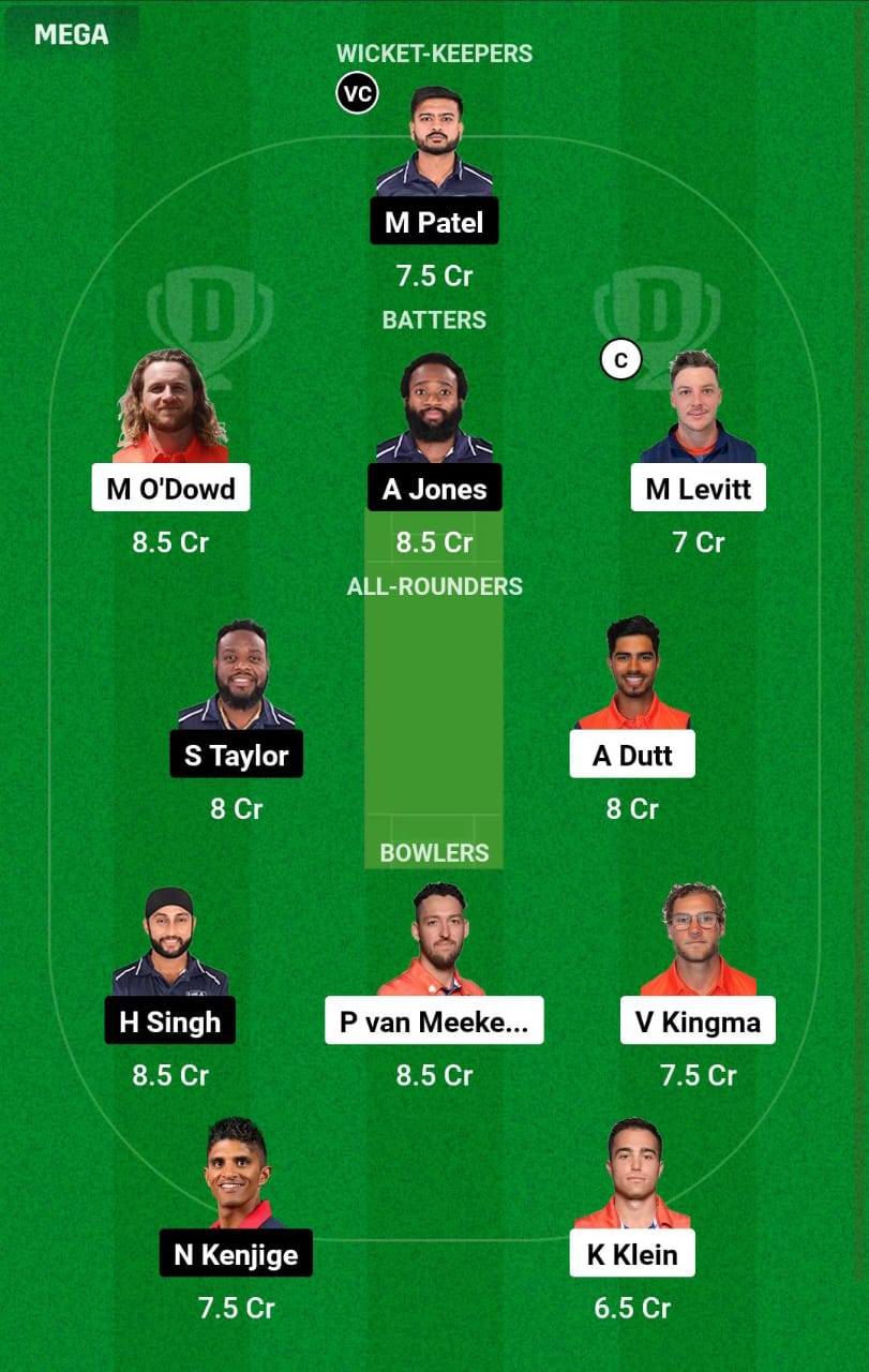 NED vs USA 21st Match Dream11 Prediction