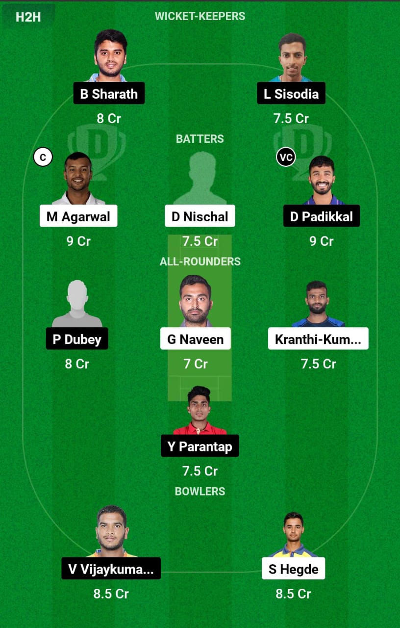 BB vs GMY 1st Match Dream11 Prediction