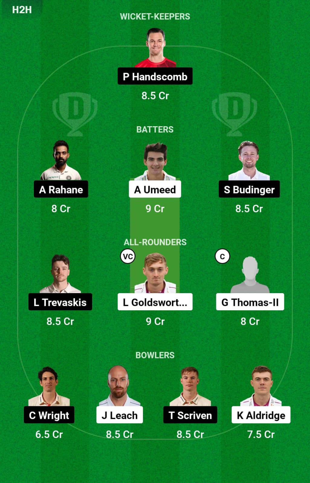 SOM vs LEI Semi Final 1 Dream11 Prediction