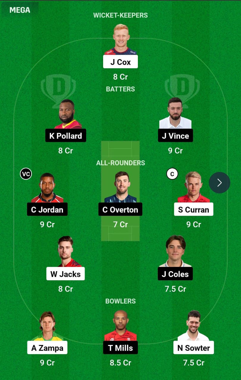 OVI vs SOB Final Dream11 Prediction
