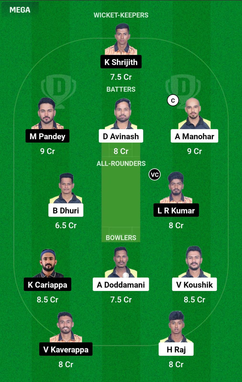 GMY vs MD 12th Match Dream11 Prediction