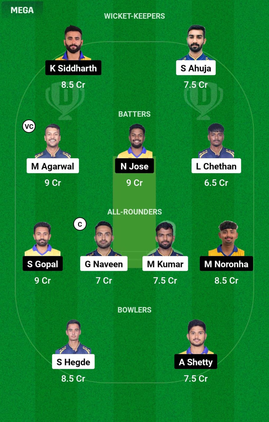 BB vs MD 16th Match Dream11 Prediction
