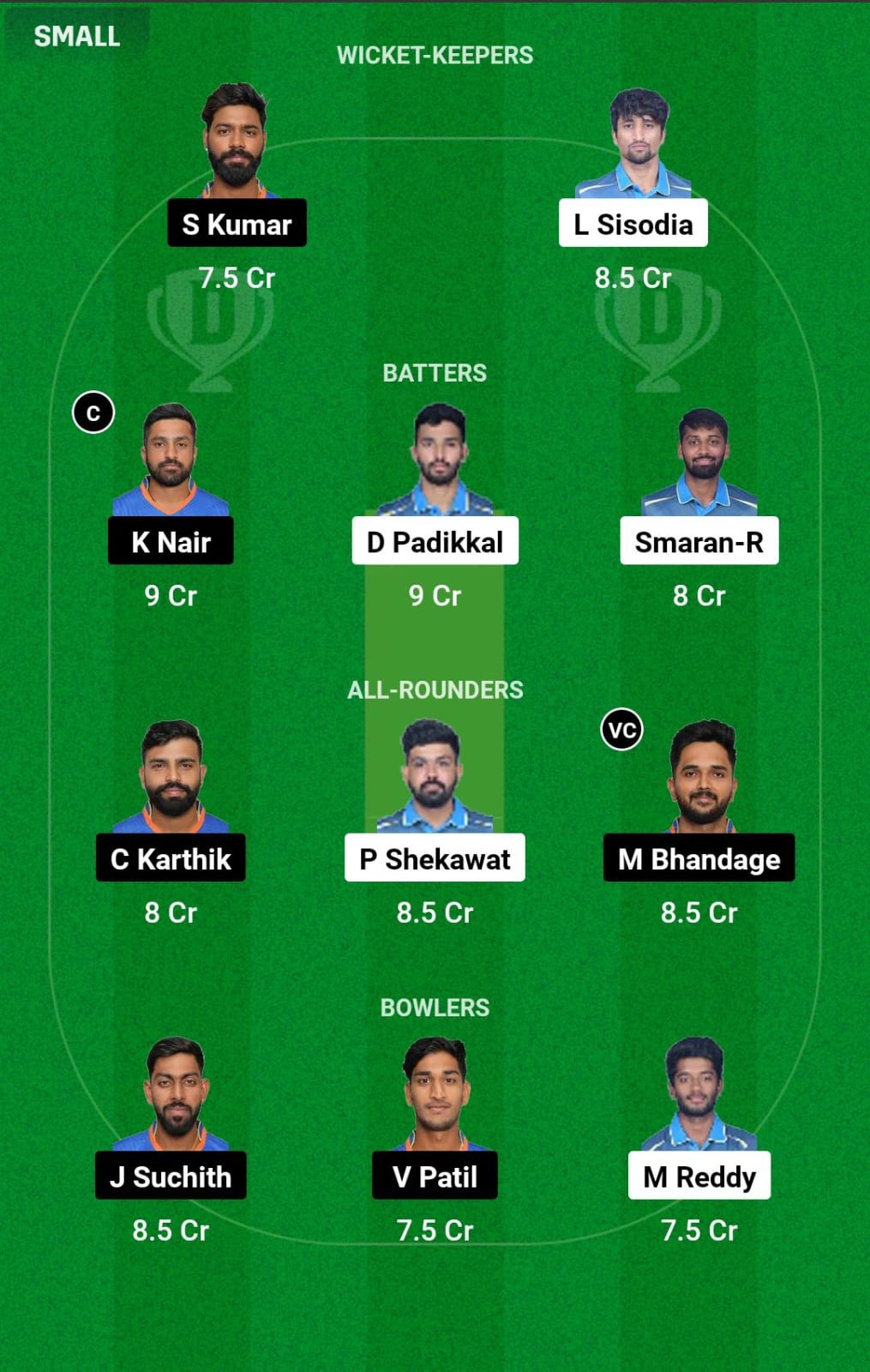 GMY vs MW 19th Match Dream11 Prediction