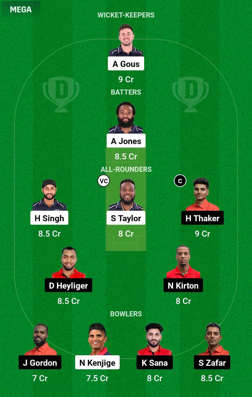 USA vs CAN 2nd T20I Dream11 Prediction