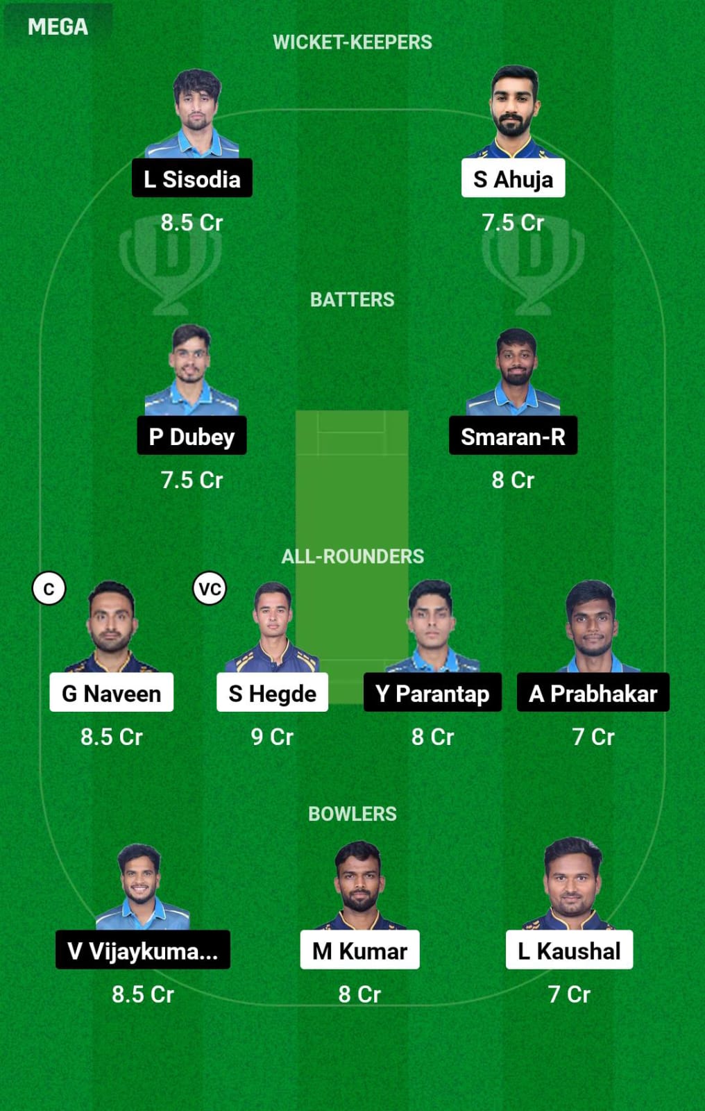 BB vs GMY 24th Match Dream11 Prediction