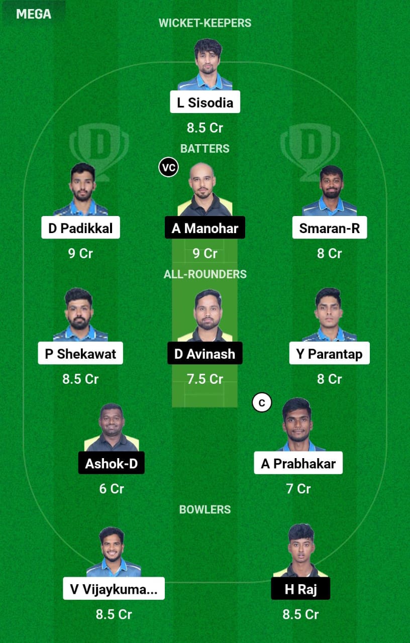 GMY vs SL 25th Match Dream11 Prediction