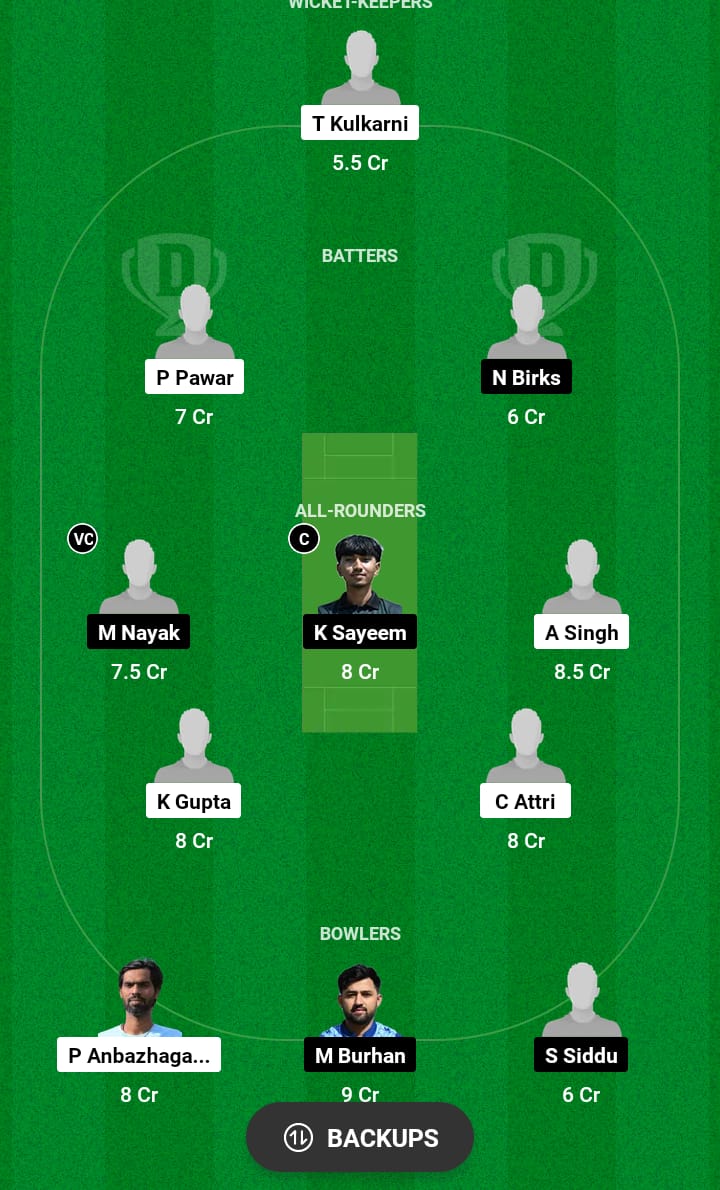 ZC vs SOS Dream11 Prediction 