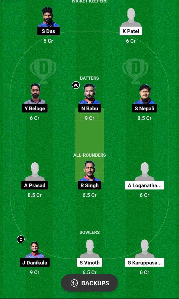 BEL vs ZA Dream11 Prediction 