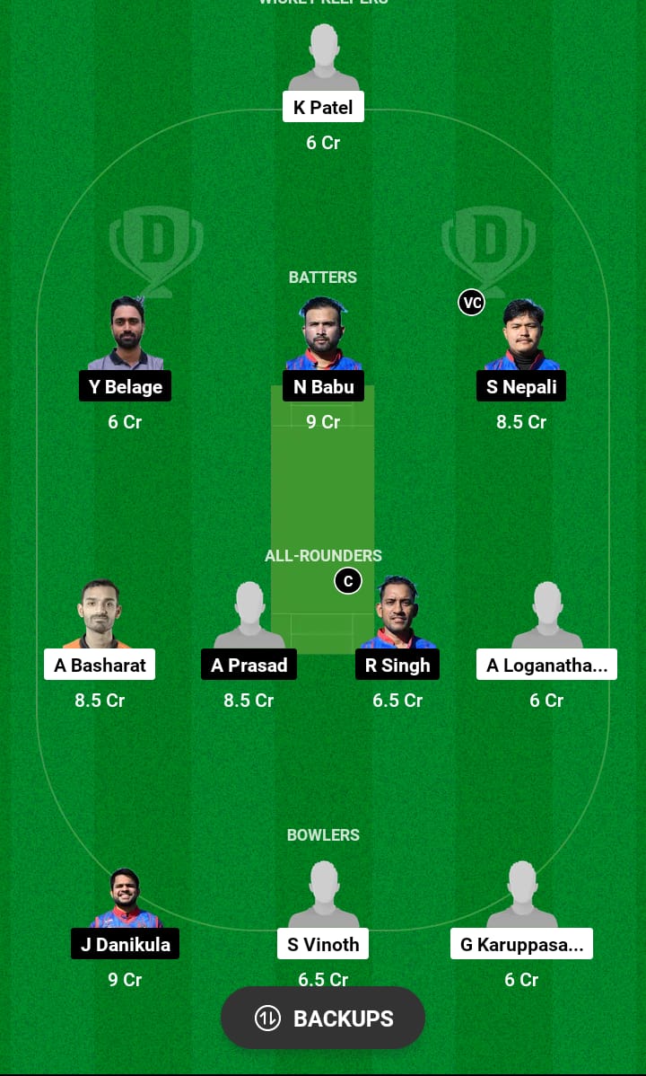 BEL vs ZA Dream11 Prediction 