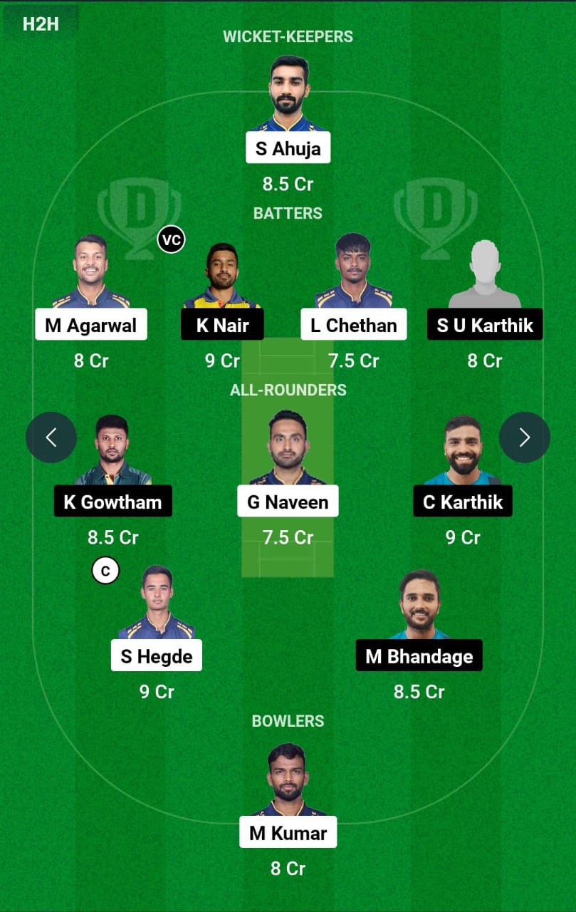 BB vs MW Final Dream11 Prediction