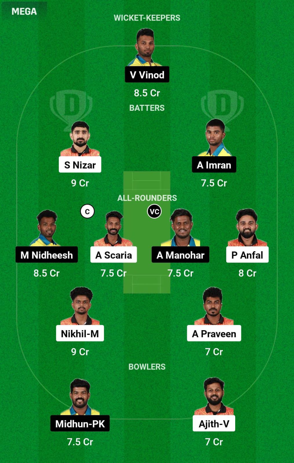 CG vs TT 12th Match Dream11 Prediction