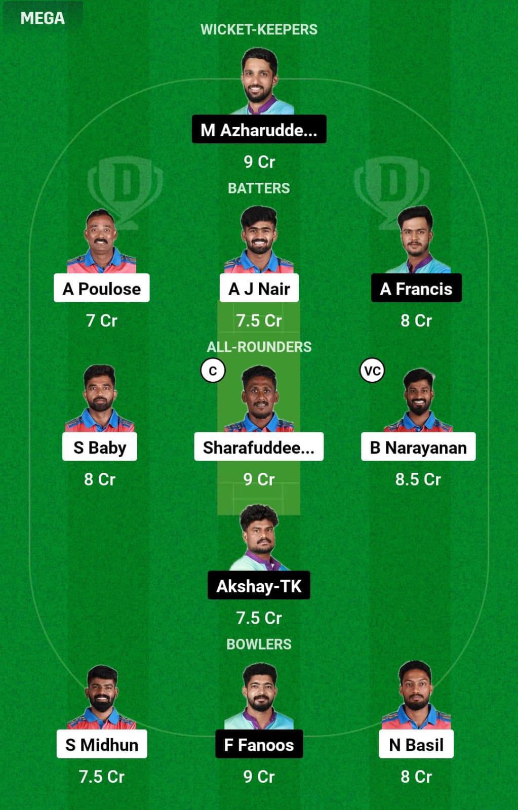 AKS vs AP 17th Match Dream11 Prediction