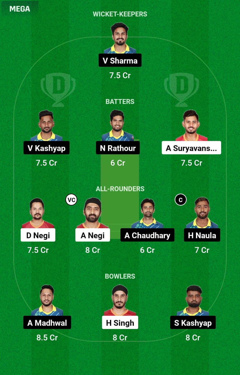 DW vs PIC 6th Match Dream11 Prediction