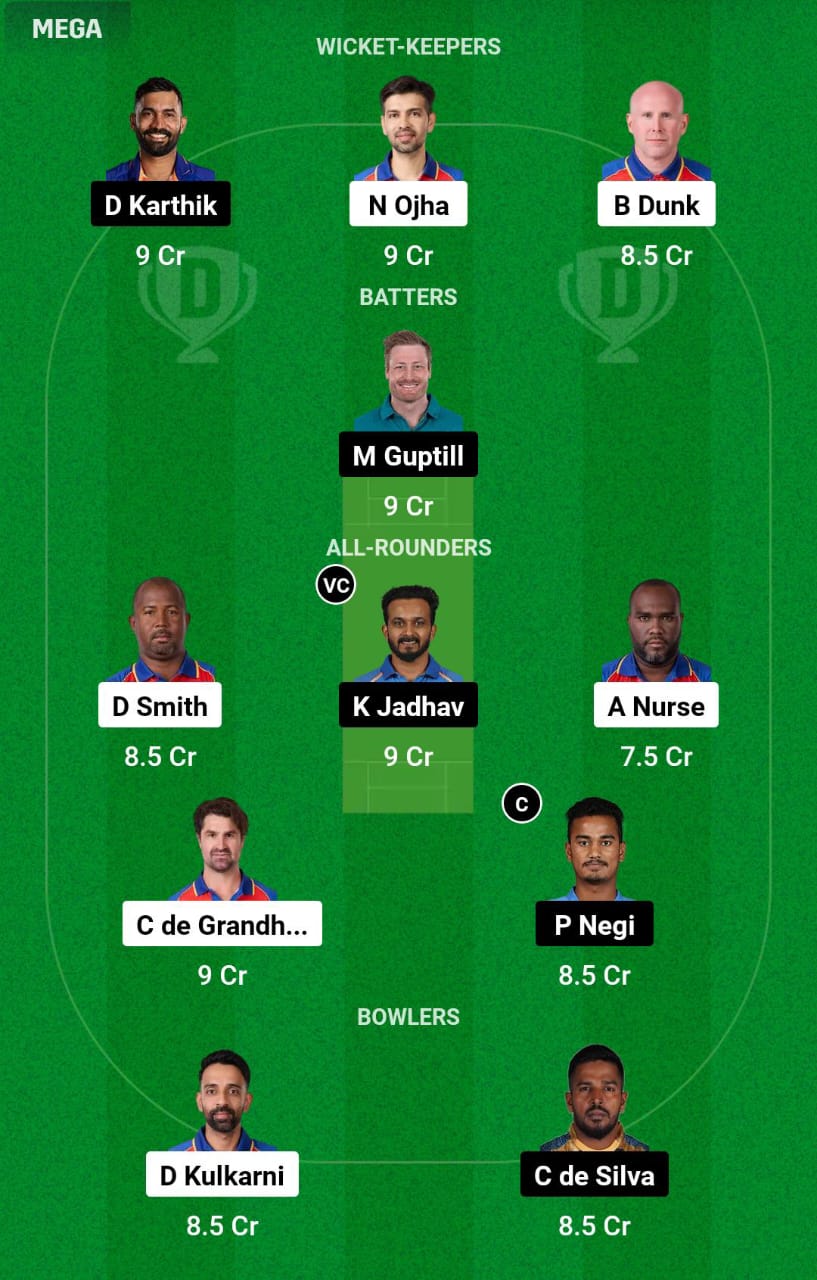 IC vs SSS 5th Match Dream11 Prediction