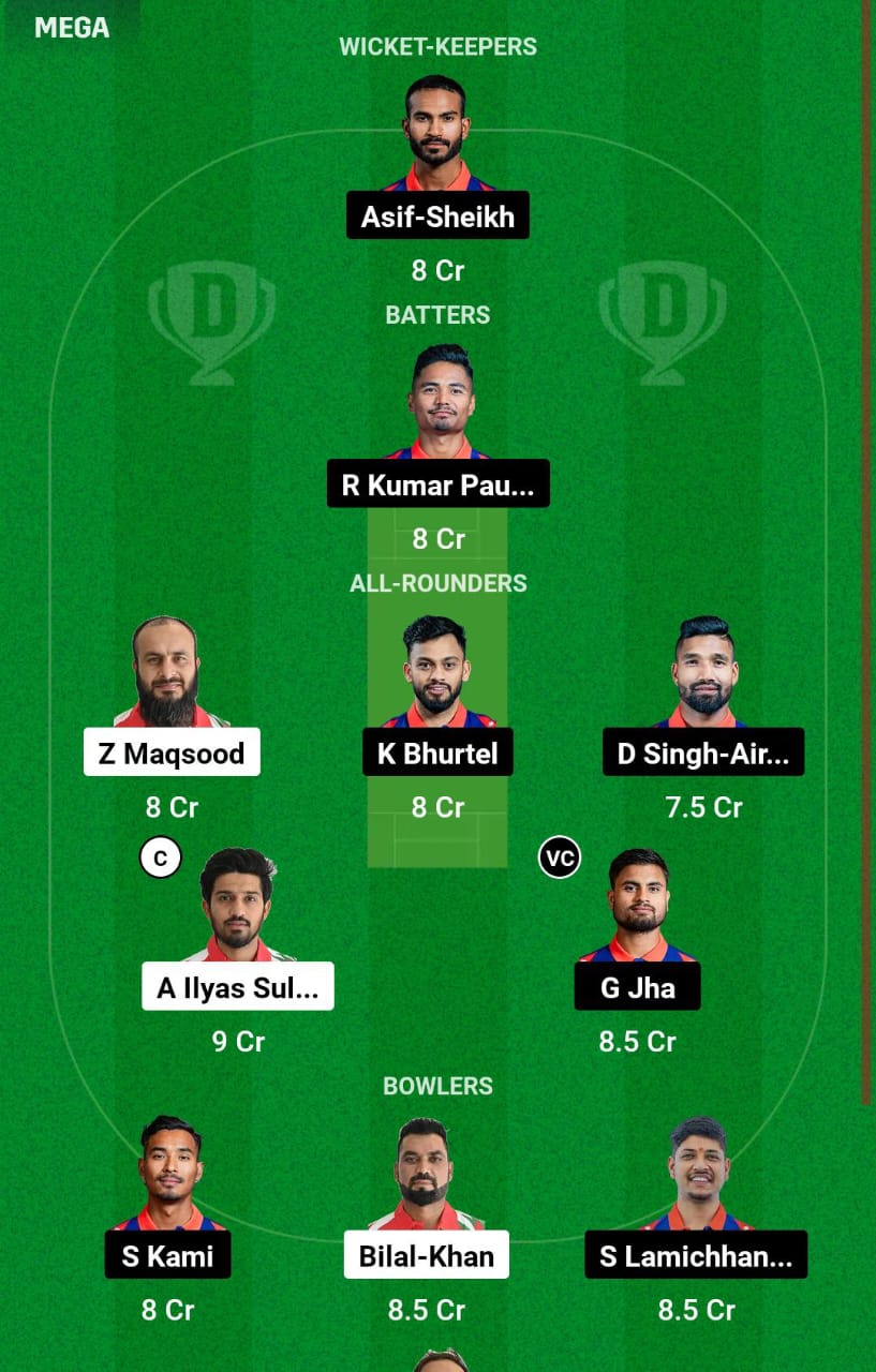 OMN vs NEP 2nd T20I Dream11 Prediction