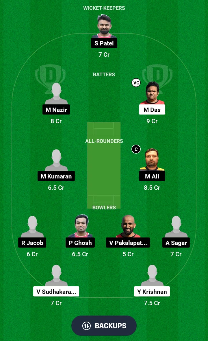 MMA vs MTD Dream11 Prediction 