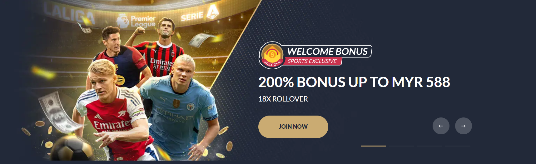 200% Sports Welcome Bonus