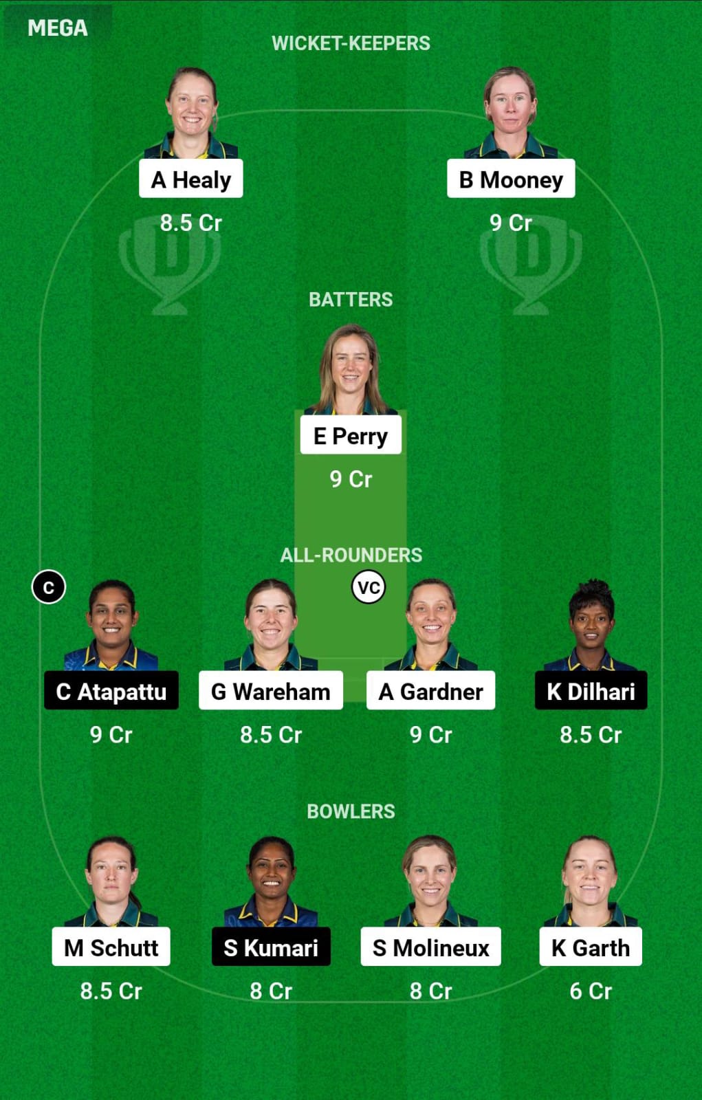 AUS-W vs SL-W 5th T20I Dream11 Prediction