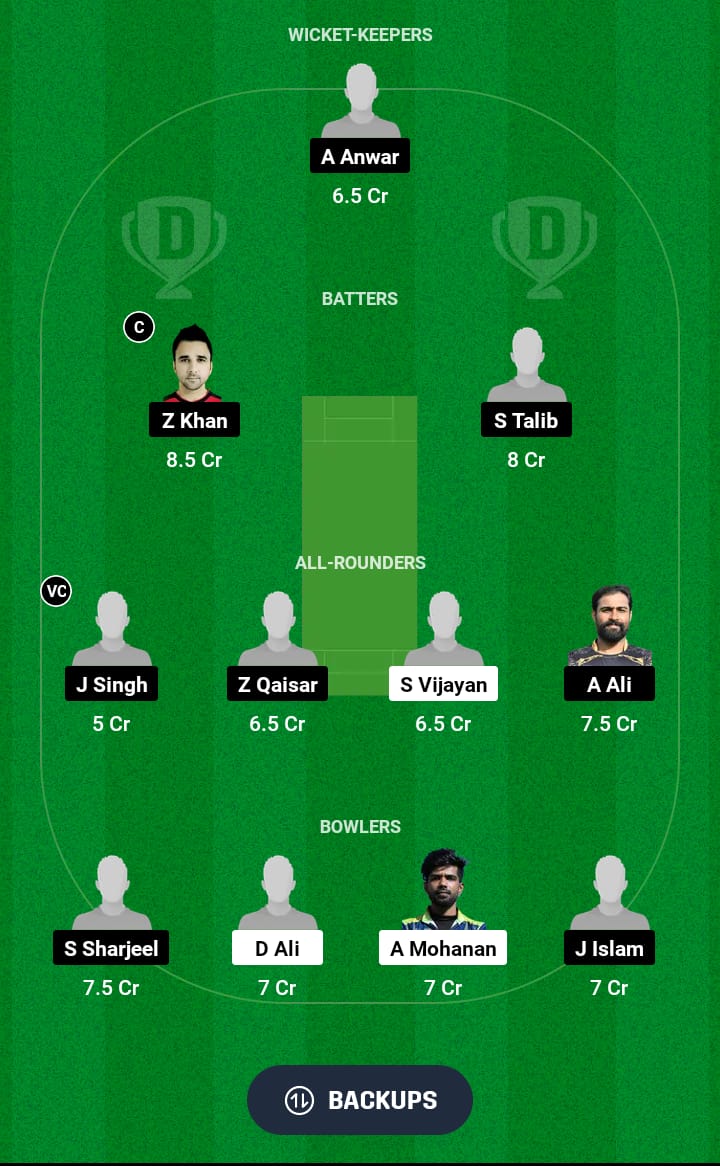 RDS vs GZZ Dream11 Prediction 