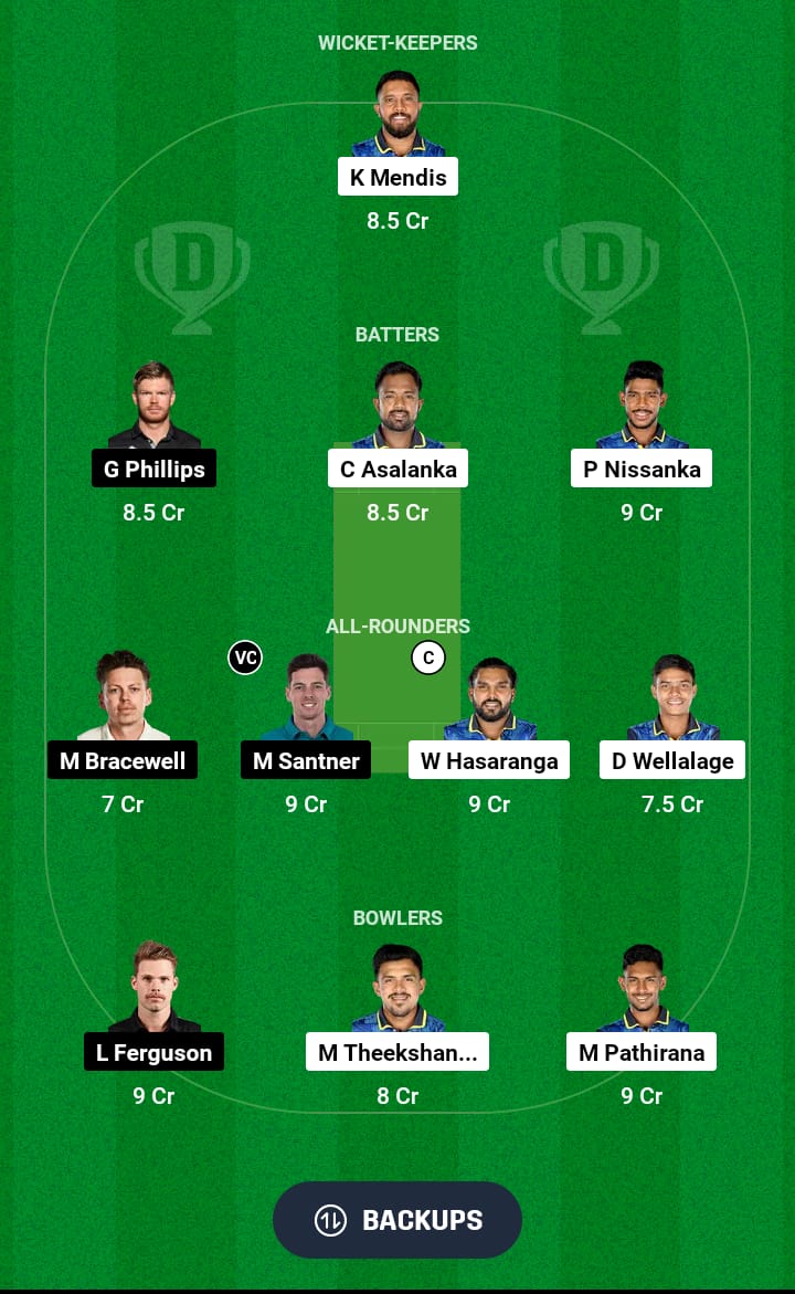 SL vs NZ Dream11 Prediction 