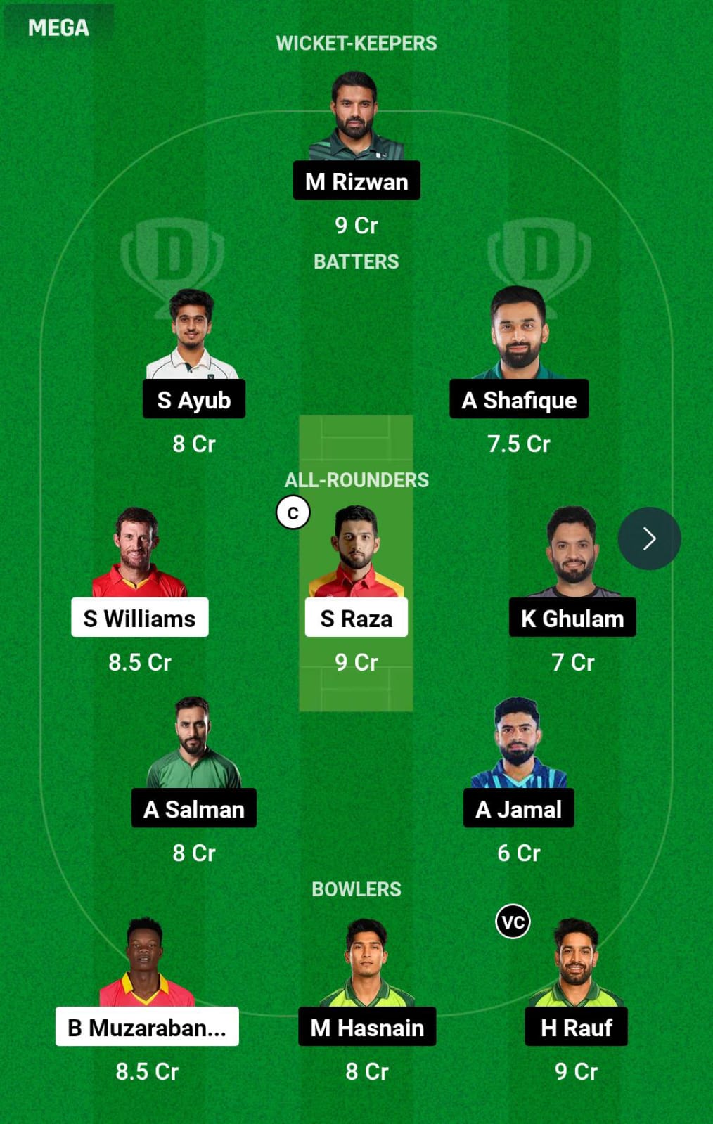 ZIM vs PAK 2nd ODI Dream11 Prediction