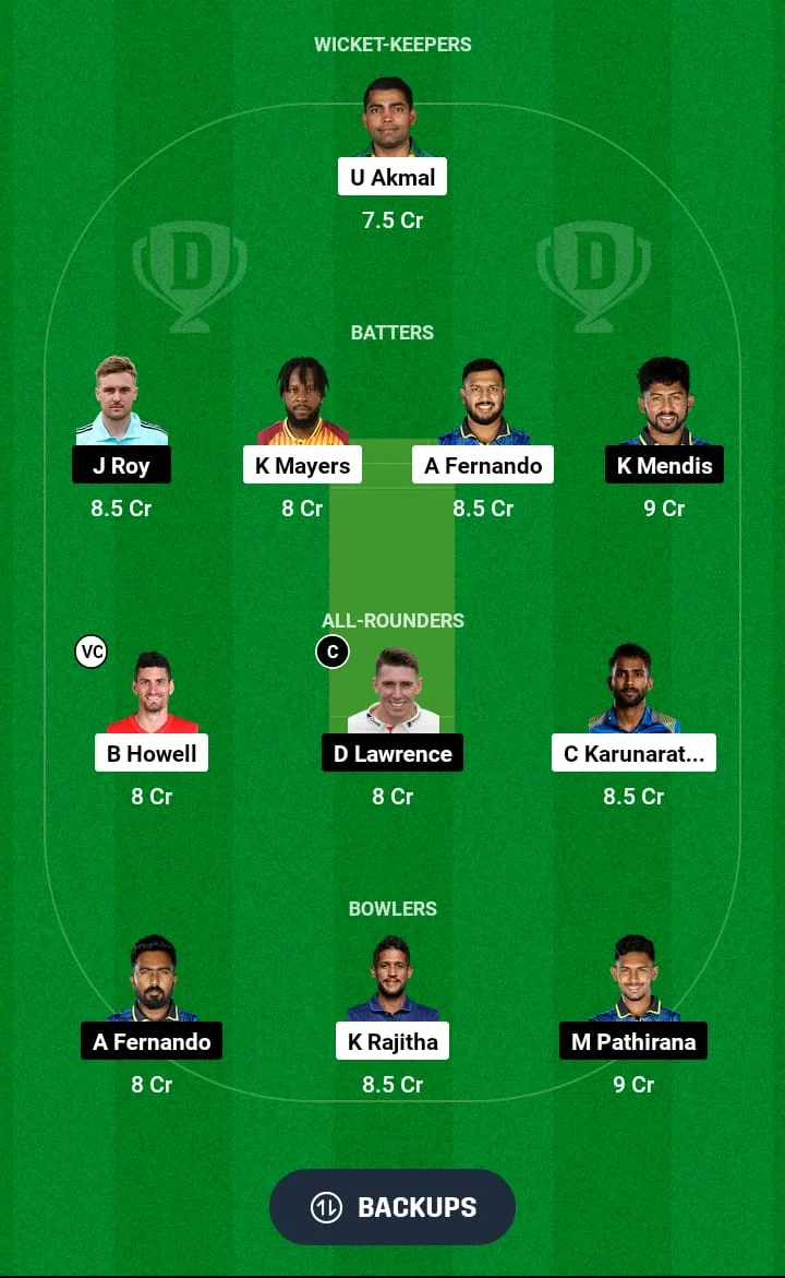 Dream11 Team Prediction NEK vs CJ 