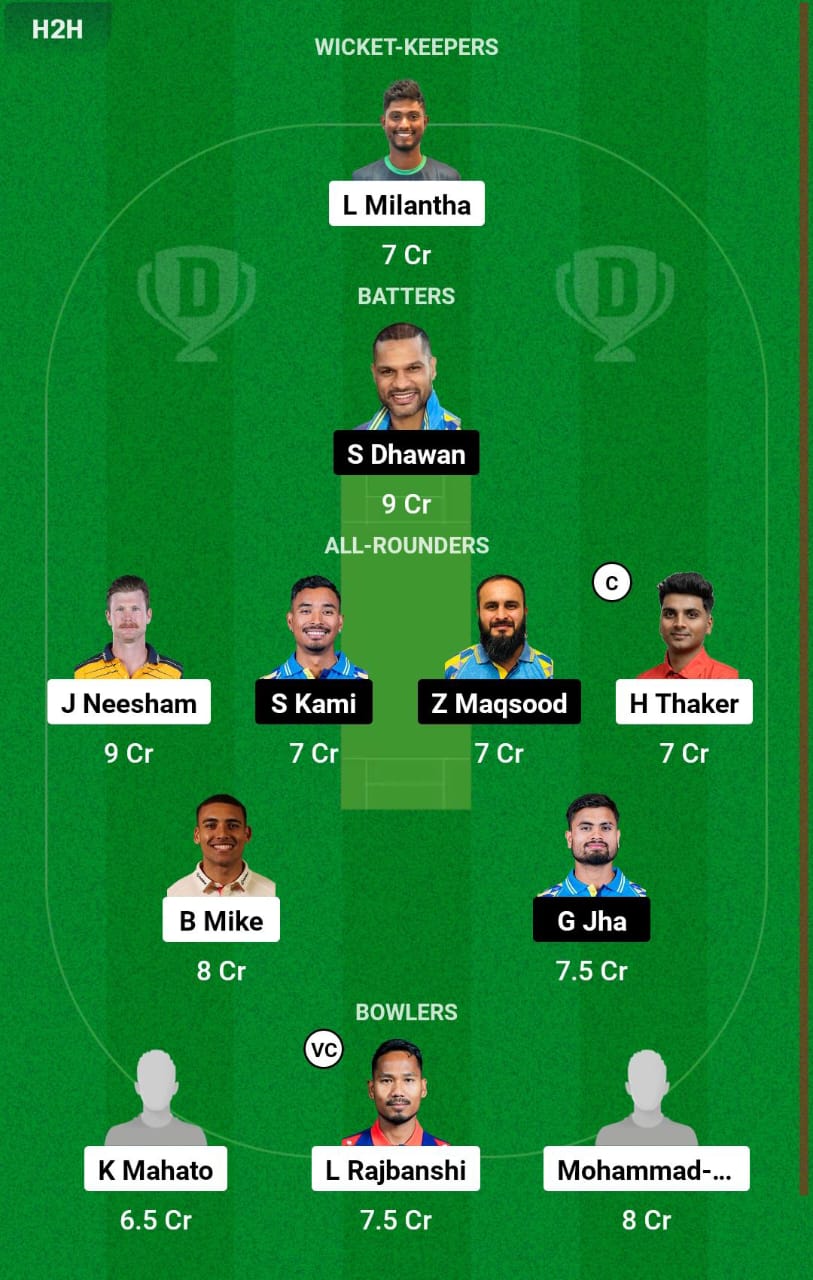 JKB vs KNY 3rd T20I Dream11 Prediction