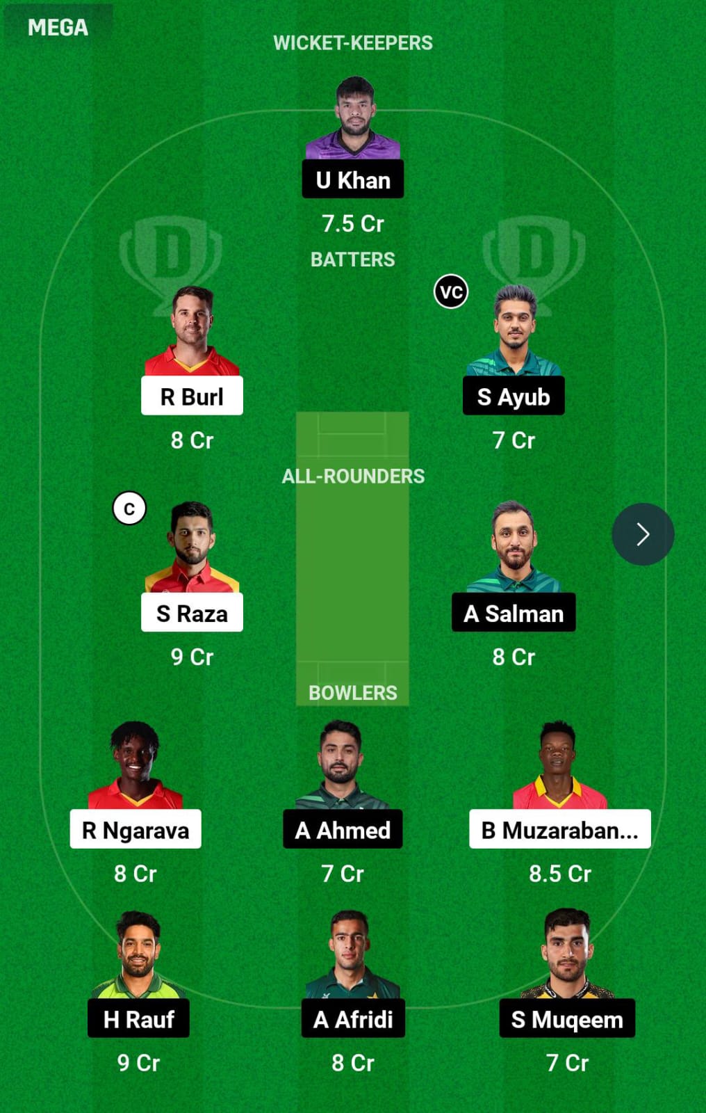 ZIM vs PAK 2nd T20I Dream11 Prediction