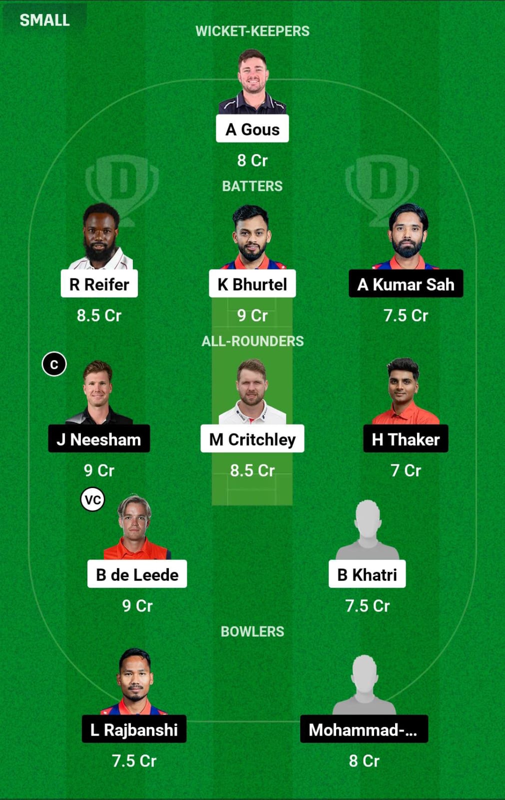 PKA vs JKB 8th T20I Dream11 Prediction