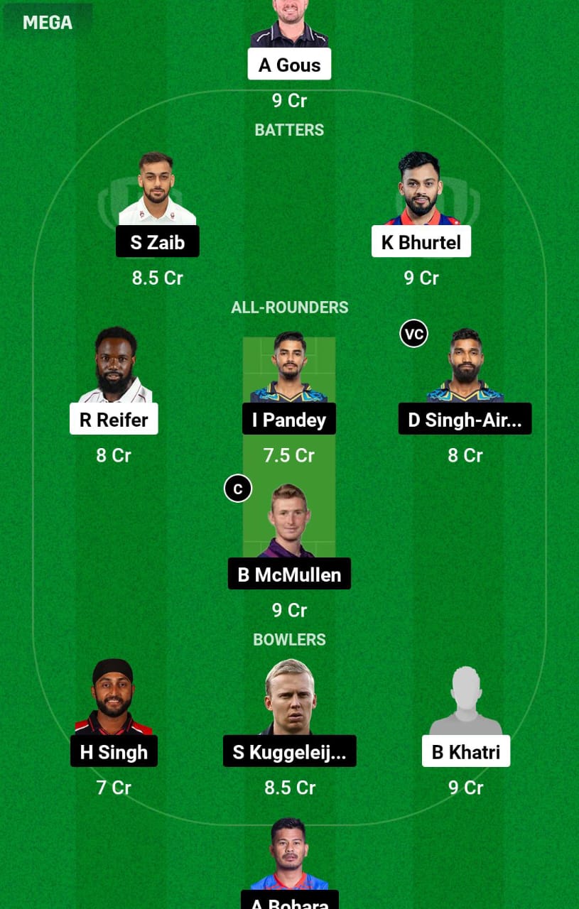 PKA vs SPR 27th T20 Dream11 Prediction