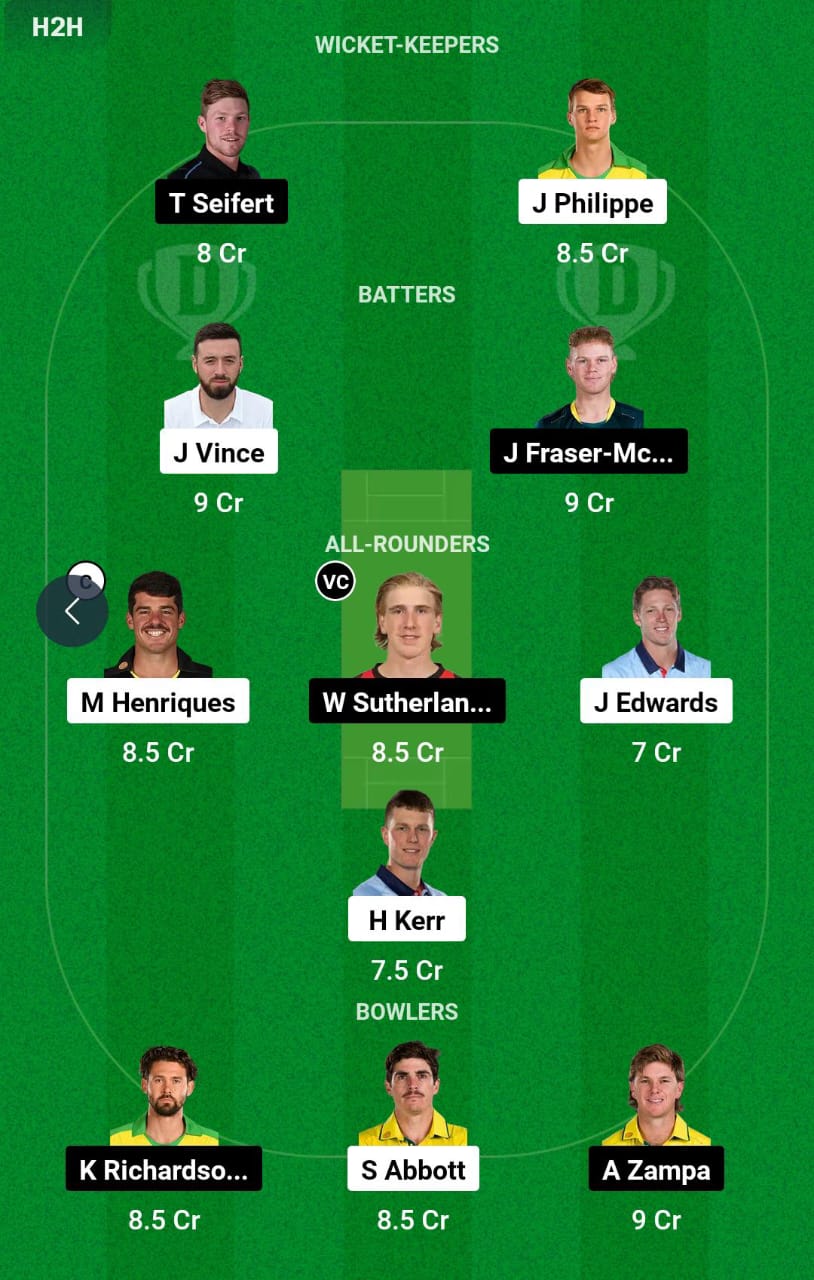 SIX vs REN 2nd T20 Dream11 Prediction