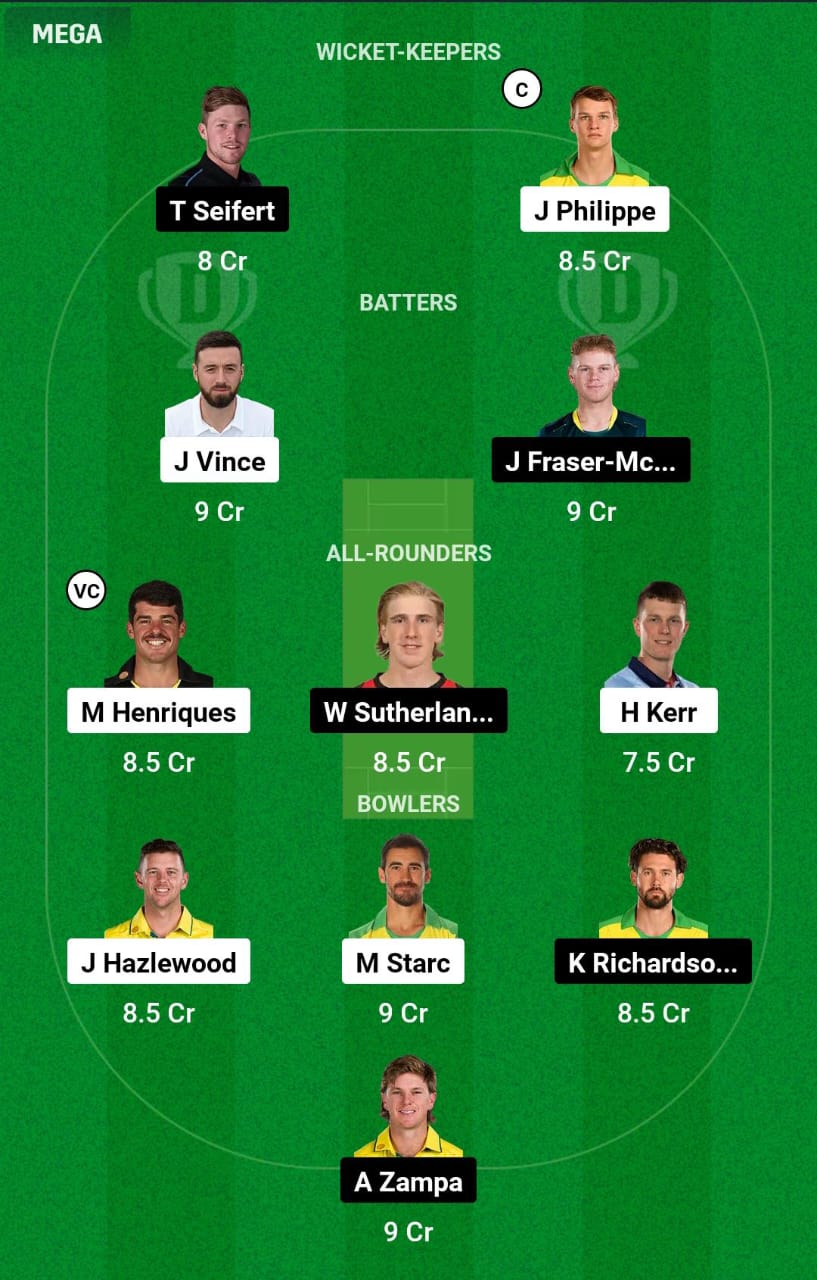 SIX vs REN 2nd T20 Dream11 Prediction