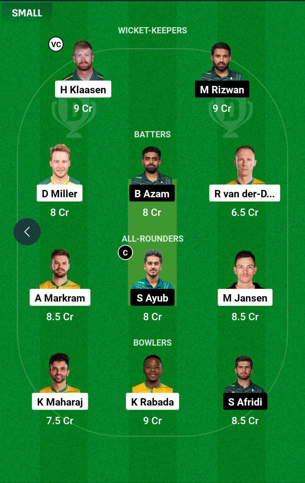 SA vs PAK 1st ODI Dream11 Prediction