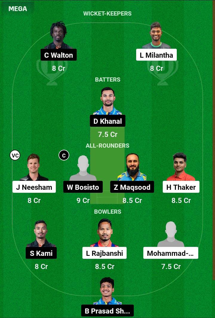 JKB vs KNY Qualifier 2 Dream11 Prediction