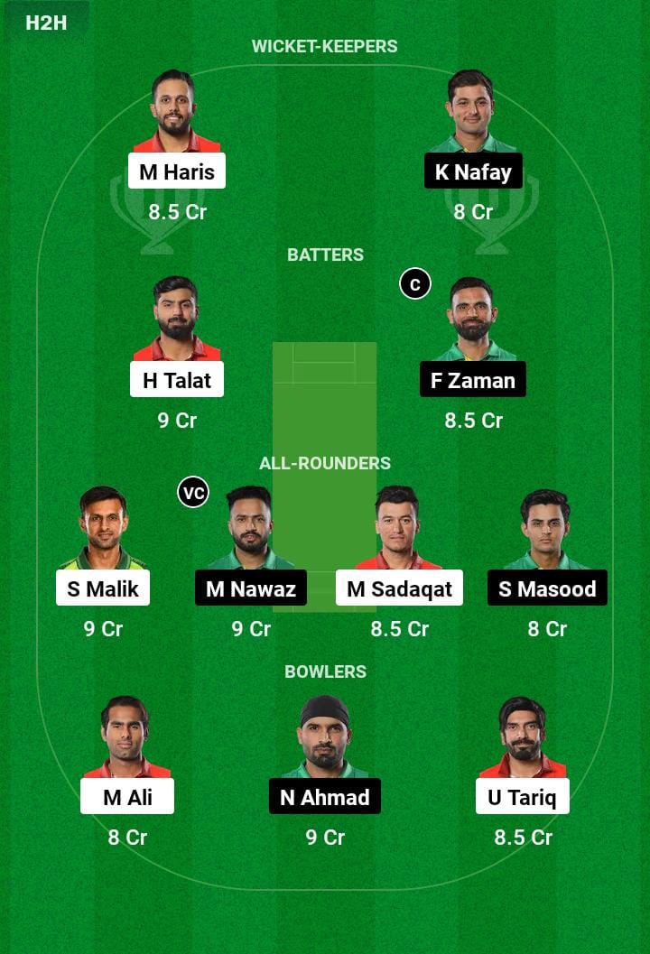 AST vs UMA 17th T20 Dream11 Prediction