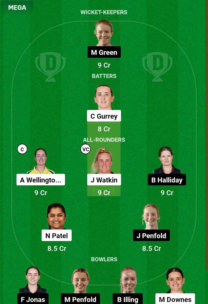 NB-W vs AH-W 1st T20 Dream11 Prediction