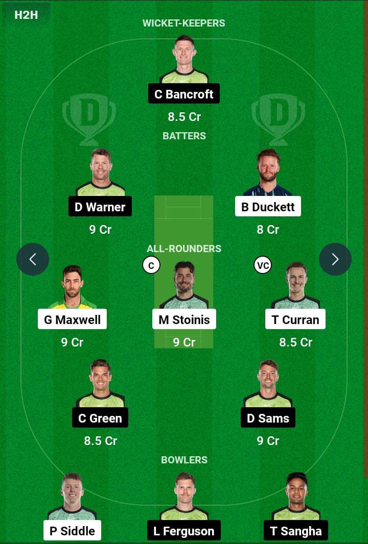 STA vs THU 14th T20 Dream11 Prediction