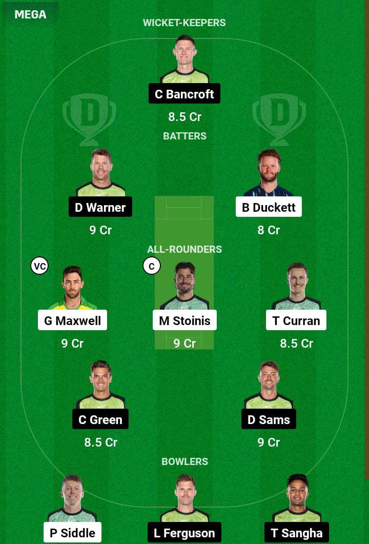 STA vs THU 14th T20 Dream11 Prediction