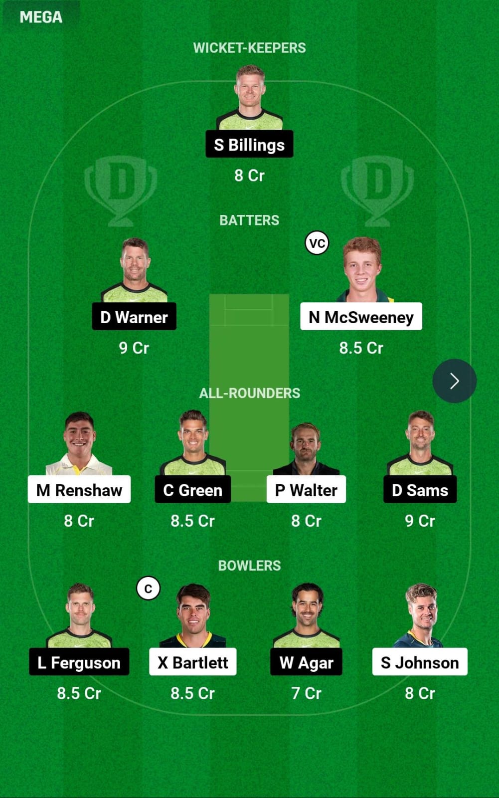 HEA vs THU 25th T20 Dream11 Prediction