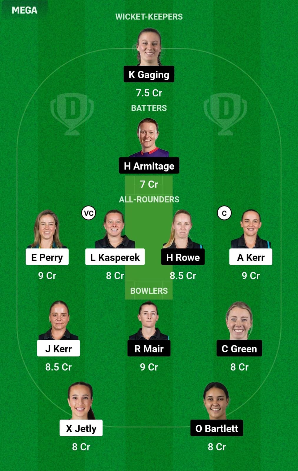 WB-W vs CH-W 10th T20 Dream11 Prediction
