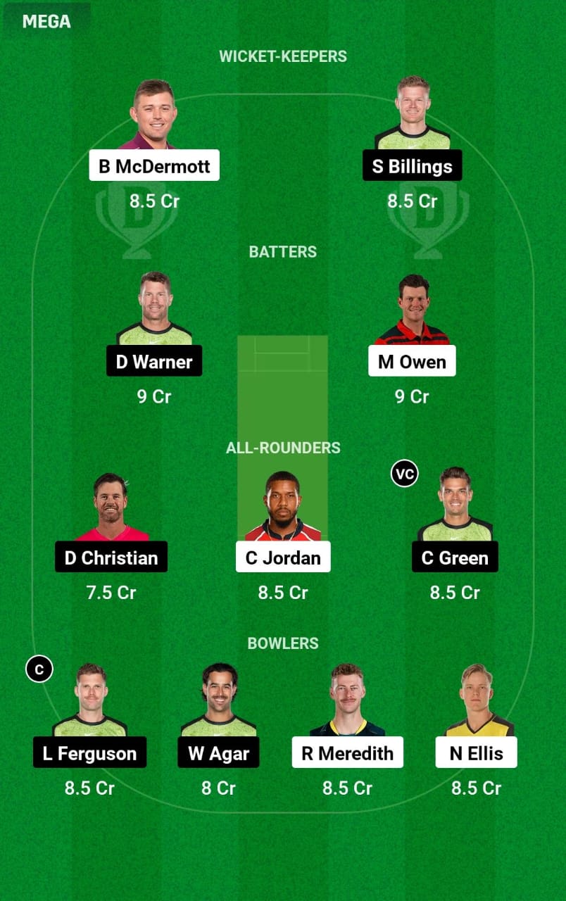 HUR vs THU 29th T20 Dream11 Prediction