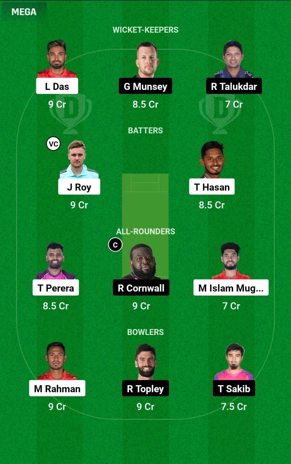 DC vs SYL 16th T20 Dream11 Prediction
